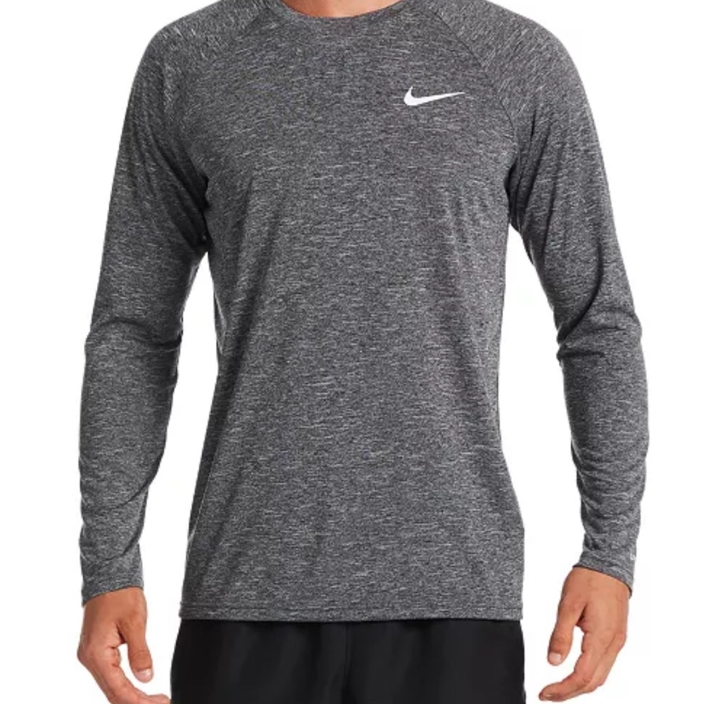 Nike Men's Gray Long Sleeve Tee